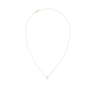 Crystal Zodiac Chain Necklace Gold