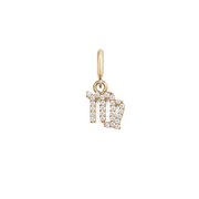 Zodiac Watch Charm Gold
