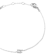 Crystal Zodiac Chain Bracelet Silver