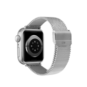 Smartwatch Sandblasted Mesh Strap Silver