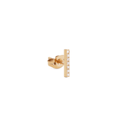 Crystal Bar Stud Gold