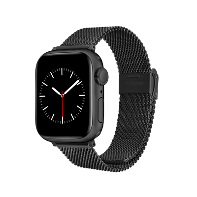 Smartwatch Sandblasted Mesh Strap Black