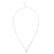 Heart Contour Charm S925 Sterling Silver