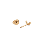 Crystal Moon Stud Gold