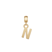 Letter Charm Gold