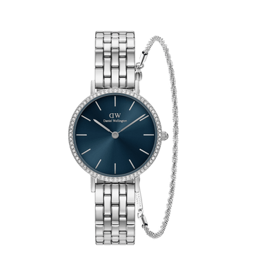 Petite Lumine Bezel Arctic + Twisted Bracelet S