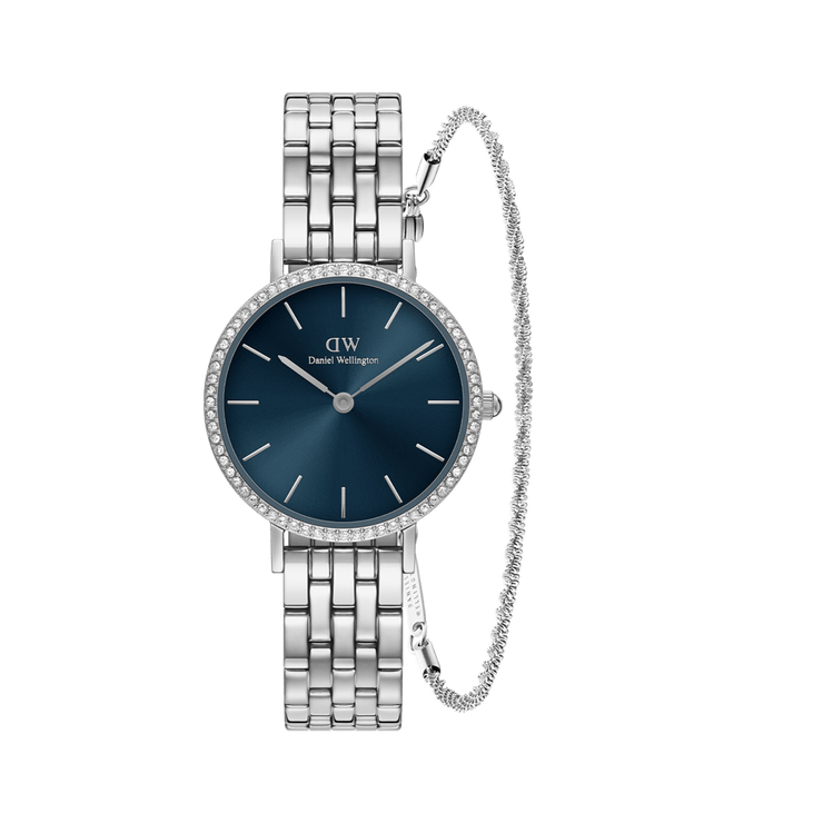 Petite Lumine Bezel Arctic + Twisted Bracelet S