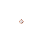 Crystal Stud Rose Gold