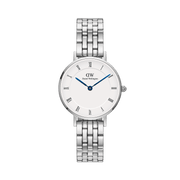Petite Roman Numerals 5-Link Silver
