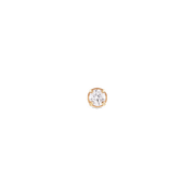 Crystal Stud Gold