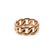 Chunky Chain Ring Rose Gold
