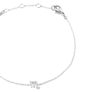 Crystal Zodiac Chain Bracelet Silver