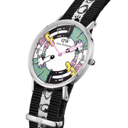 Steven Harrington x DW SET: NATO Multicolor Printed Dial & Strap