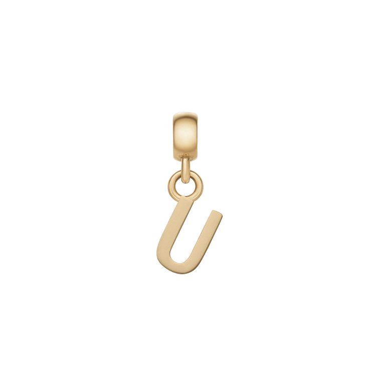 Letter Charm Gold