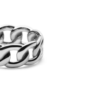 Chunky Chain Ring Silver