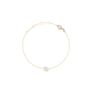Crystal Zodiac Chain Bracelet Gold