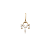 Zodiac Watch Charm Gold