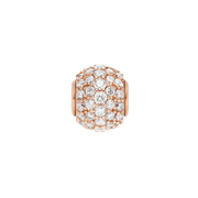 Pavé Orb White Crystal Charm RG