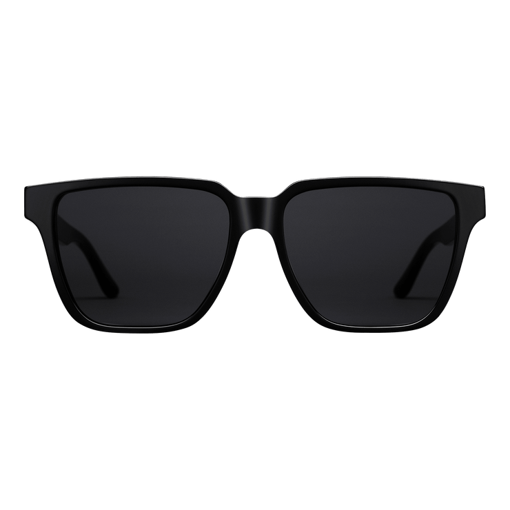 Rectangular Bio-Acetate Black