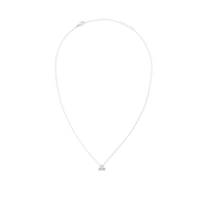 Crystal Zodiac Chain Necklace Silver