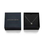 Crystal Zodiac Chain Necklace Gold
