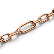 Crystal Link Bracelet Rose Gold