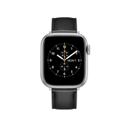 Smartwatch Leather Strap Silver