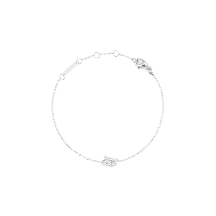 Crystal Zodiac Chain Bracelet Silver
