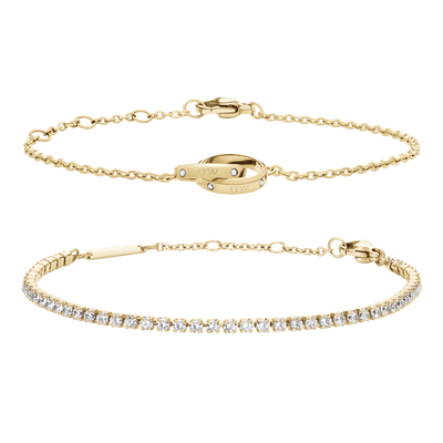 Tennis Bracelet + Lumine Unity Bracelet