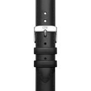 Smartwatch Leather Strap Silver