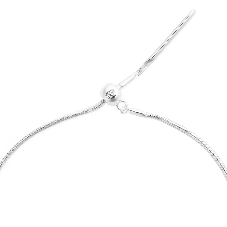 Charms Snake Necklace S925 Sterling Silver