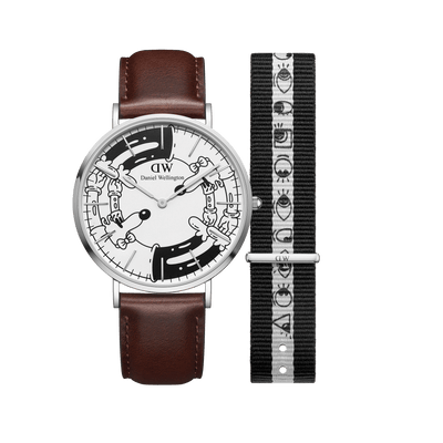 Steven Harrington x DW SET: Bristol BW dial & Strap