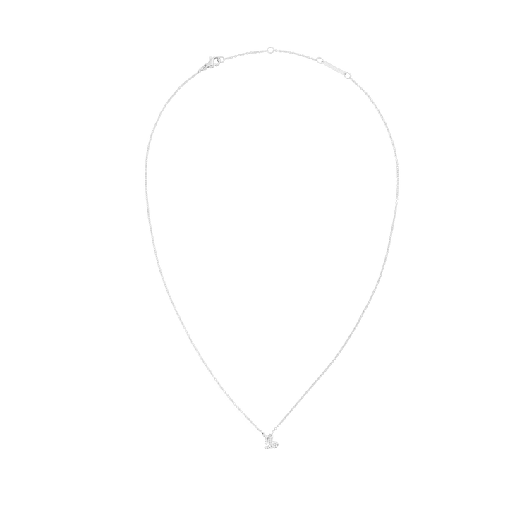 Crystal Zodiac Chain Necklace Silver