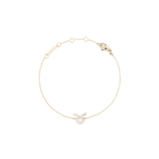Crystal Zodiac Chain Bracelet Gold