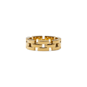 3-Link Ring Gold
