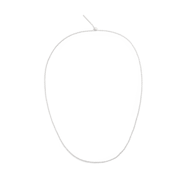 Charms Chain Necklace Sterling S925 Sterling Silver