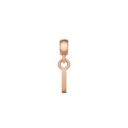Letter Charm Rose Gold