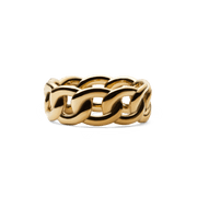 Chunky Chain Ring Gold