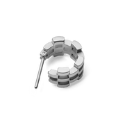5-Link Earrings Silver