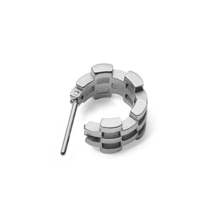 5-Link Earrings Silver