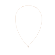 Crystal Zodiac Chain Necklace Rose Gold