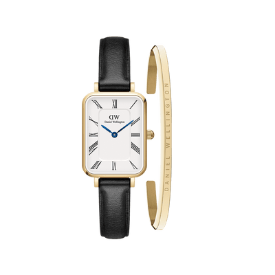 Quadro Roman Numerals Sheffield & Classic Bracelet Gold