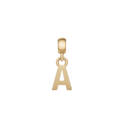 Letter Charm Gold