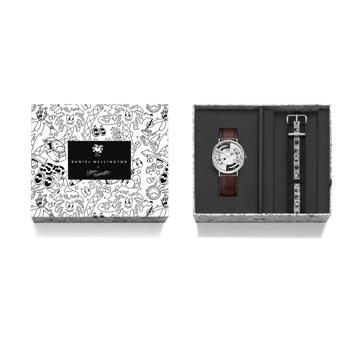 Steven Harrington x DW SET: Bristol BW dial & Strap