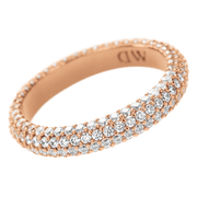 Pavé Crystal Ring Rose Gold