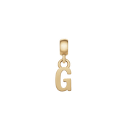 Letter Charm Gold