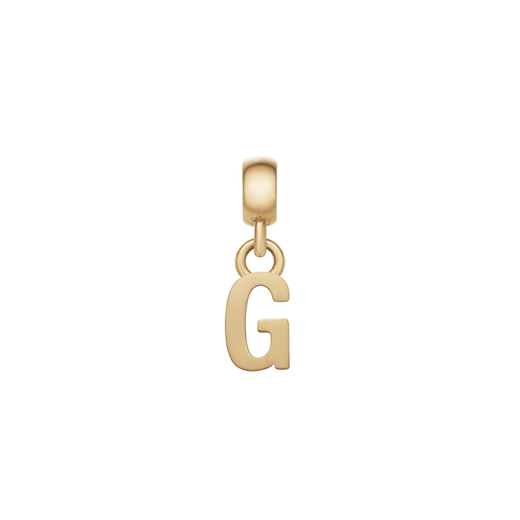 Letter Charm Gold