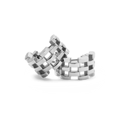 5-Link Earrings Silver