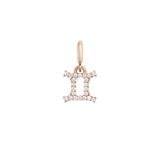 Zodiac Watch Charm Rose Gold