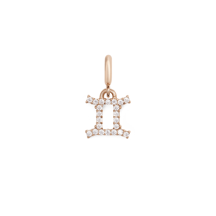 Zodiac Watch Charm Rose Gold